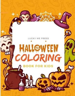 Book cover for Halloween Coloring Book for kids