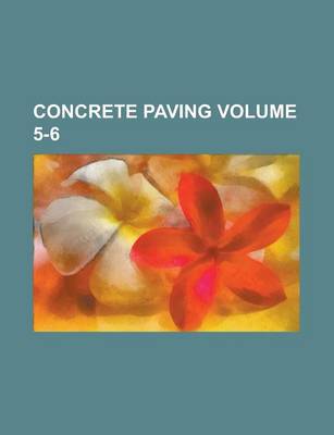 Book cover for Concrete Paving Volume 5-6