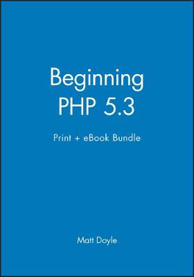 Book cover for Beginning PHP 5.3 Print + eBook Bundle