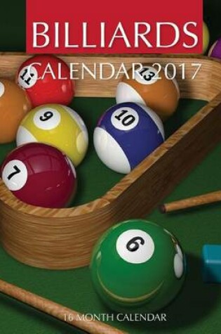 Cover of Billiards Calendar 2017