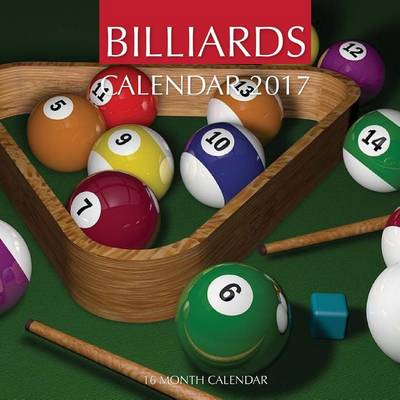 Book cover for Billiards Calendar 2017