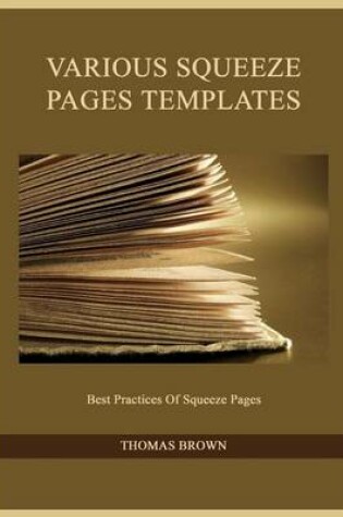 Cover of Various Squeeze Pages Templates