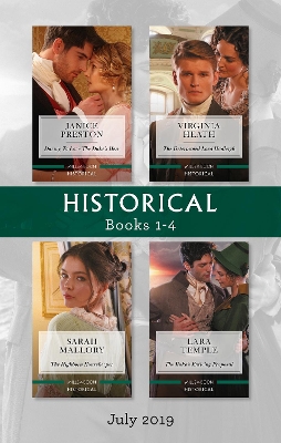 Book cover for Historical Box Set 1-4/Daring to Love the Duke's Heir/The Determined Lord Hadleigh/The Highborn Housekeeper/The Rake's Enticing Proposal