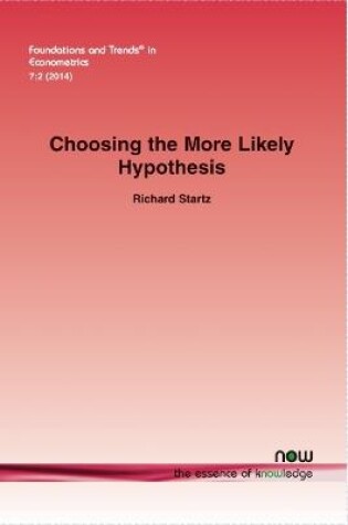 Cover of Choosing the More Likely Hypothesis