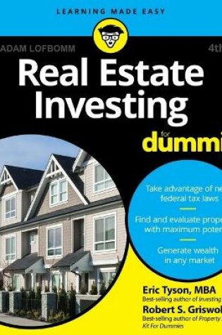 Cover of Real Estate Investing for Dummies