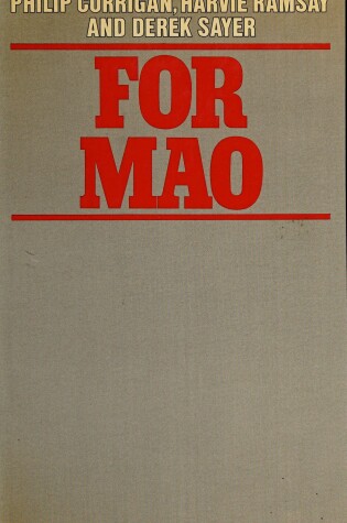 Cover of For Mao