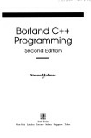 Cover of Borland C++ 3.0 Programming