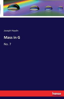 Book cover for Mass in G