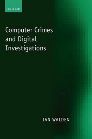 Cover of Computer Crimes and Digital Investigations