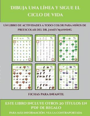 Cover of Fichas para infantil (Dibuja una línea y sigue el ciclo de vida)