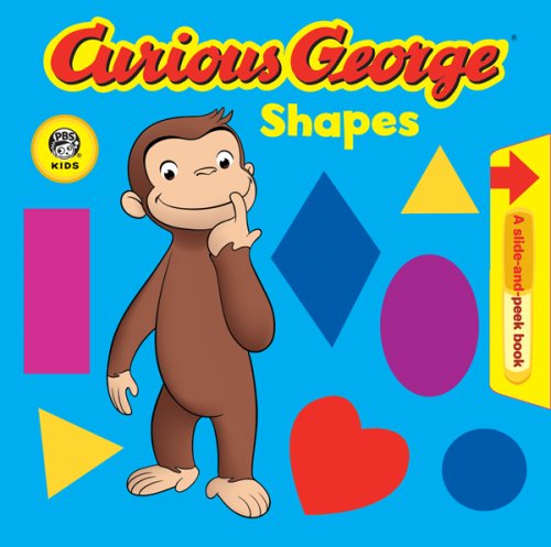 Book cover for Curious George Shapes (Pull Tab Board Book)