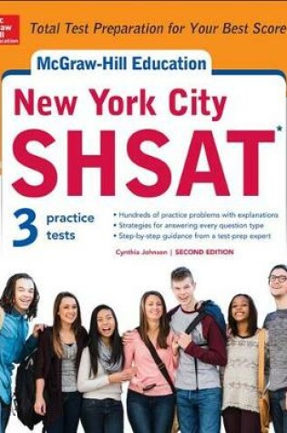 Cover of McGraw-Hill Education New York City Shsat, Second Edition