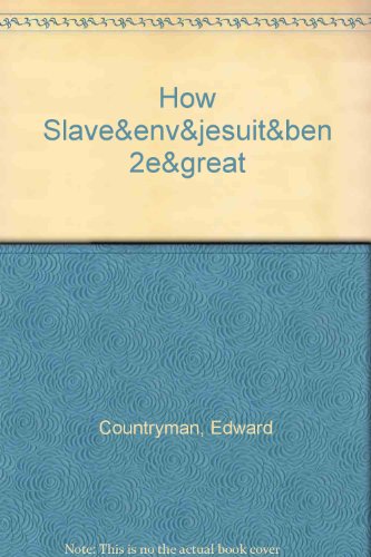 Book cover for How Did American Slavery Begin? & Envisioning America & Jesuit Relations & Autobiography of Benjamin Franklin 2e & Great Awakening