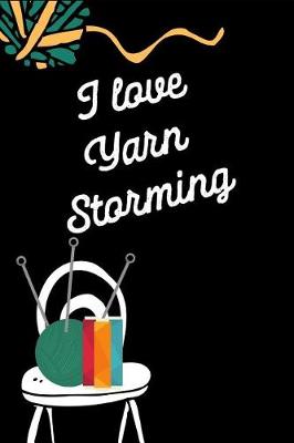 Book cover for I Love Yarn Storming