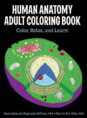 Book cover for Human Anatomy Adult Coloring  Book