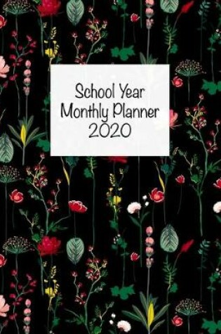 Cover of School Year Monthly Planner 2020