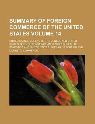 Book cover for Summary of Foreign Commerce of the United States Volume 14