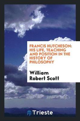 Book cover for Francis Hutcheson