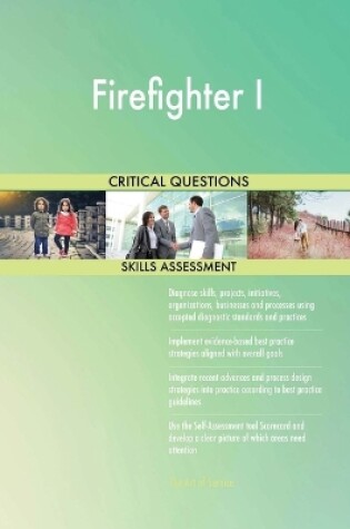 Cover of Firefighter I Critical Questions Skills Assessment