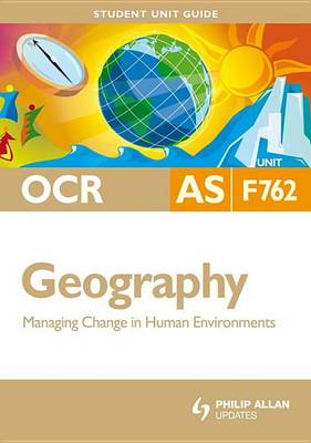 Book cover for OCR as Geography Student Unit Guide