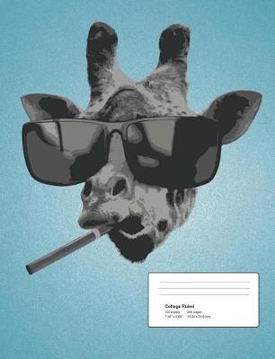 Book cover for Smoking Giraffe Composition Book