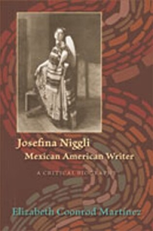 Cover of Josefina Niggli, Mexican American Writer