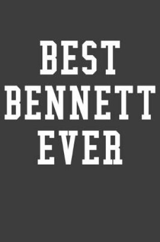 Cover of Best Bennett Ever