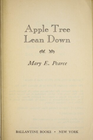 Cover of Apple Tree Lean Down