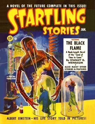 Book cover for Startling Stories, January 1939