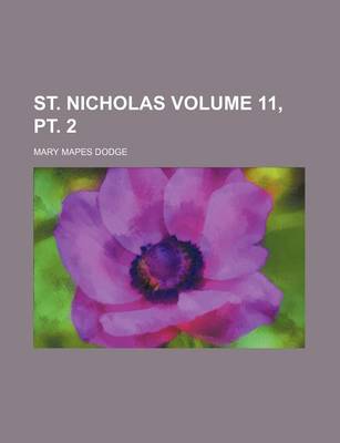 Book cover for St. Nicholas Volume 11, PT. 2