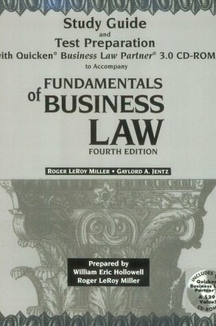 Cover of Study Guide with Quicken Business Law Partner 2.0 CD-ROM