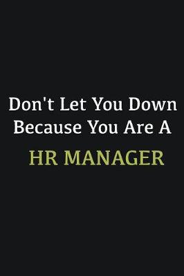 Book cover for Don't let you down because you are a HR manager