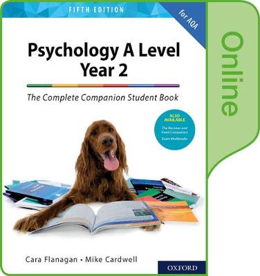 Book cover for The Complete Companions: AQA Psychology A Level: Year 2 Student Book Online Course Book