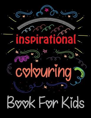 Book cover for Inspirational Coloring Book For Kids