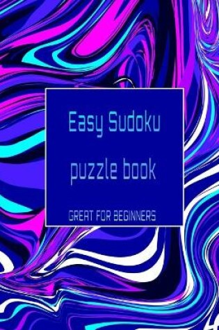 Cover of Easy Sudoku puzzle book great for beginners