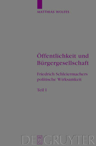 Cover of Öffentlichkeit und Bürgergesellschaft