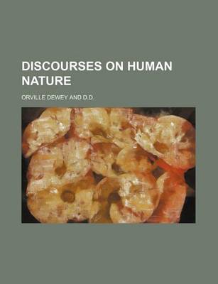 Book cover for Discourses on Human Nature