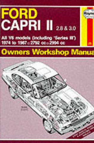 Cover of Ford Capri II All V6 Models 1974-87 Owner's Workshop Manual