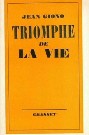 Cover of Triomphe de la Vie