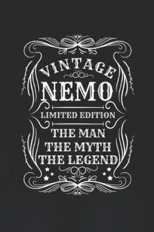 Cover of Vintage Nemo Limited Edition The Man The Myth The Legend