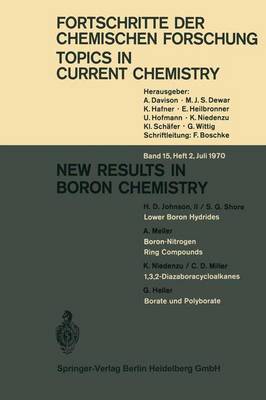 Book cover for New Results in Boron Chemistry