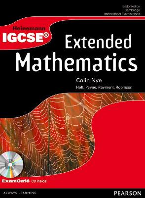 Book cover for Heinemann IGCSE Extended Mathematics Student Book with Exam Cafe CD