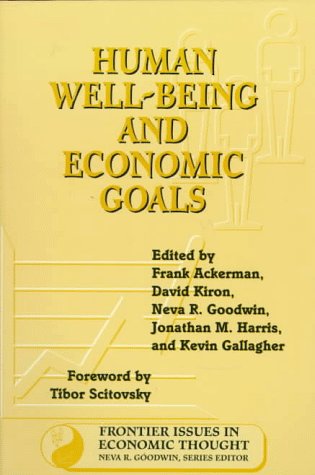 Book cover for Human Wellbeing and Economic Goals