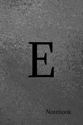 Book cover for 'e' Notebook