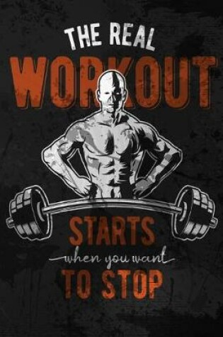 Cover of Workout Log Book - The Real Workout