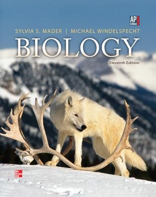 Book cover for Mader, Biology © 2013, 11e, AP Student Edition (Reinforced Binding)