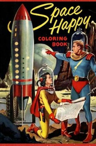 Cover of Space Happy Coloring Book