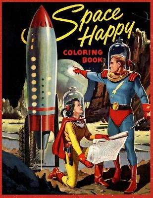 Cover of Space Happy Coloring Book