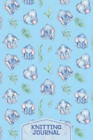 Cover of Elephants Knitting Journal