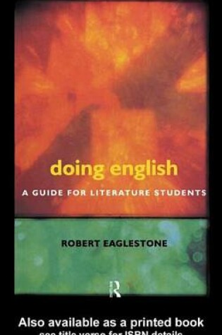 Cover of Doing English: A Guide for Literature Students